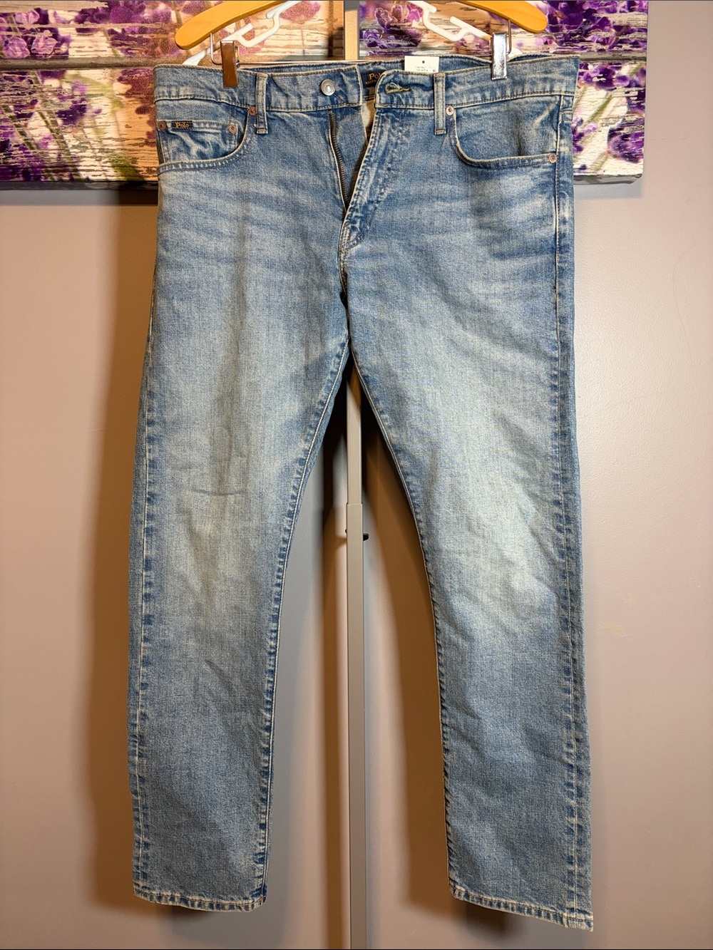 Polo by Ralph Lauren Sullivan Slim Light Blue Jeans Size 34x32 NWT